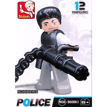 Sluban B0586F Figurky Policajti a zloději 1 ks