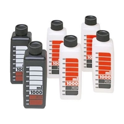 Jobo 3300 BOTTLES 1000 ml fľaša 4x biela + 2x čierna