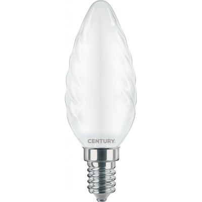 Century LED FILAMENT CANDLE kroucená SATÉN 6W E14 3000K 360d