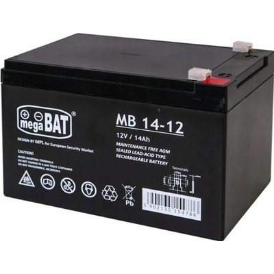 Mamido Mamido Gelová baterie 12V 14Ah – Zboží Dáma