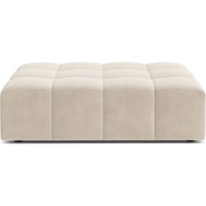Cosmopolitan Design Кремава кадифена табуретка Chicago - Cosmopolitan Design (COS_POUF_51_F1_CHICAGO1)