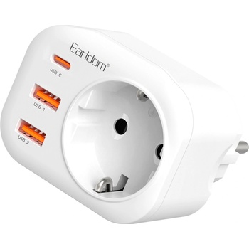 Earldom 1 Plug + 3 USB (ES-SC18)