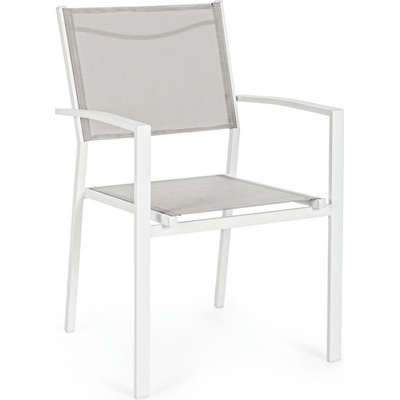 Bizzotto Градински стол HILDE 57x60x88 cm. бял (0663633)