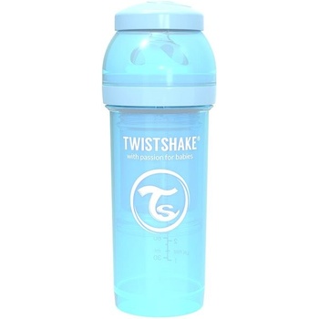 Twistshake AntiColic patelová modrá 260ml