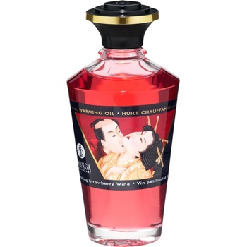 Shunga - затоплящо масажно масло - шампанско и ягода (100ml)