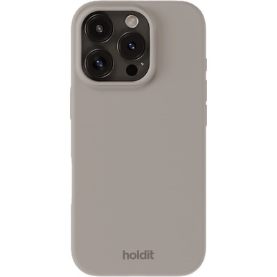 Holdit Гръб Holdit Silicone Case за iPhone 16 Pro - Taupe