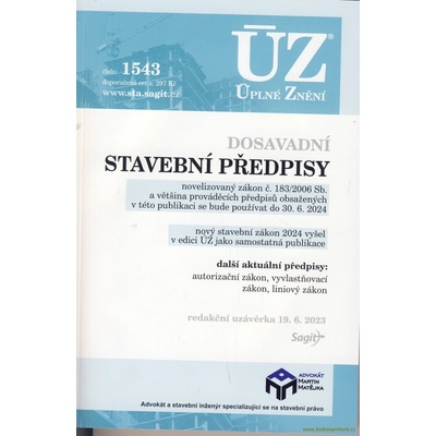 ÚZ 1543 Stavební zákon