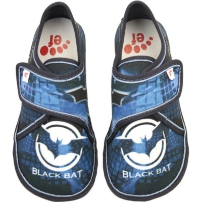 Ef Barefoot chlapecké bačkory 394 Black Bat černá