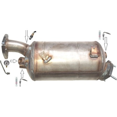 JMJ 1013DPF filter výfuku AUDI A4 B7 (04-10) 1.9 TDi , AUDI A4 B7 (04-10) 2.0 TDi , AUDI A4 B7 (04-10) 2.0 TDi Quattro