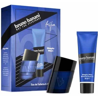 bruno banani Magic Man подаръчен комплект с тоалетна вода 30мл и душ гел 50мл за мъже 1 бр