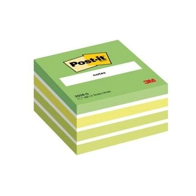 POST-IT Bloček kocka Post-it 76x76 zelená (MM202822)