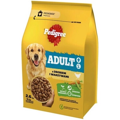 Pedigree Adult s drůbeží a zeleninou Medium & Large 2,6 kg