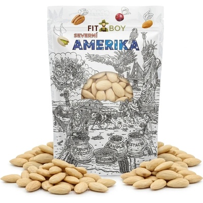 FITBOY Mandle natural lúpané 500 g