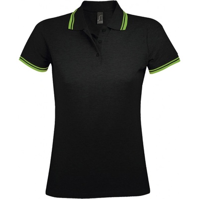 SOĽS Pasadena Women Damské polo tričko SL00578 Black Lime