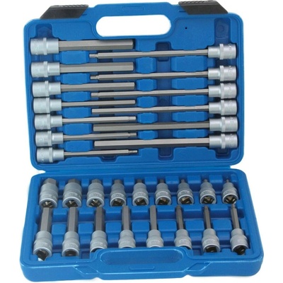 Zástrčné hlavice Imbus 1/2", H5 - H19, krátké, střední a extra dlouhé, sada 30 ks - SATRA S-SH3012 – Zboží Dáma