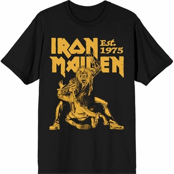 Iron Maiden tričko Est. 1975 Claw Yellow Graphic