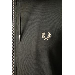 Fred Perry суичър с цип и качулка мъжки от памук (J7536.U98)