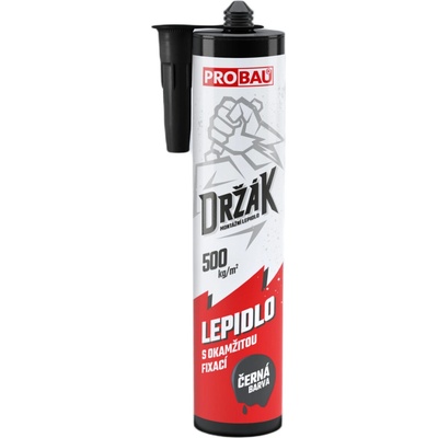 PROBAU Montážní lepidlo s okamžitou fixací černé 290 ml 54290