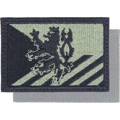 MILITARY RANGE nášivka ČESKÁ REPUBLIKA + LEV šikmé pruhy bojová