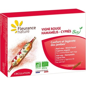 Fleurance Nature Био лоза, хамамелис и кипарис - 10 ампули