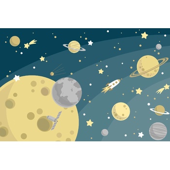 DIMEX ART Флизелинов фототапет космически фон 375 x 250 см