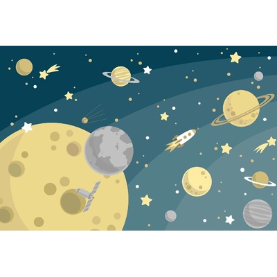 DIMEX ART Флизелинов фототапет космически фон 375 x 250 см