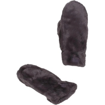 Дамски пухкави ръкавици с един пръст в графитено