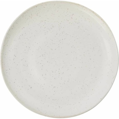 House Doctor Kameninový obedový tanier Pion Grey/White 21,5 cm