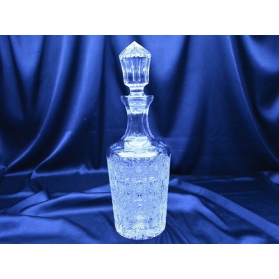 Krištáľová brúsená whisky fľaša 750 ml