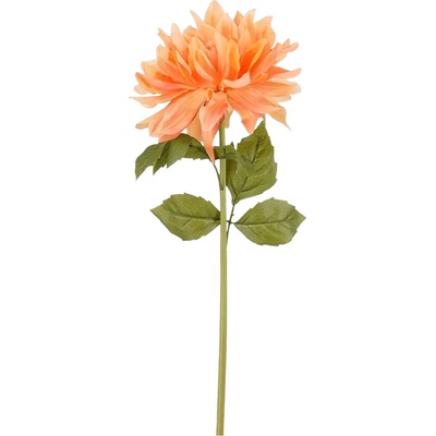Umělá rostlina Jiřina, 61 cm, oranžová 1173180