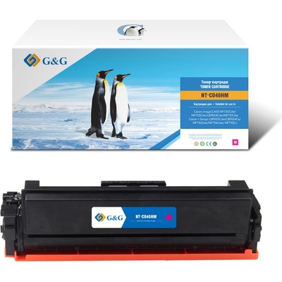 Compatible КАСЕТА ЗА CANON ImageCLASS LBP654Cdw/MF731Cdw/MF733Cdw/MF735Cdw/i-SENSYS MF732Cdw/MF734Cdw/MF735Cx/LBP653Cdw/LBP654Cx - 1252C002AA - CRG-046HM (CRG046HM) - Magenta - HIGH CAPACITY - PN NT-PC046XM - G&G (NT-PC046XM)