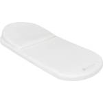KikkaBoo Матрак+възглавница за кош за новородено 80/35 cm Airknit White (31107010016) - salemax