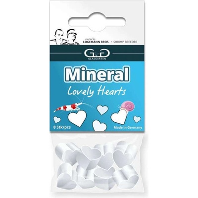 GlasGarten Mineral Hearts 8 ks