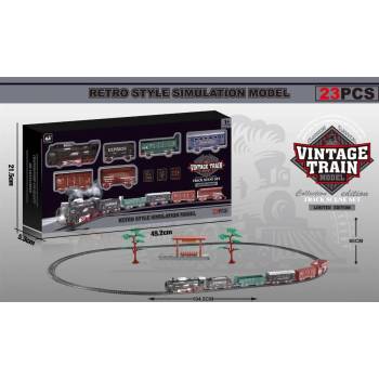 Image 1 of Armtoys ДЕТСКИ СРЕДЕН ВЛАК С 6 ВАГОНА 23 ЧАСТИ