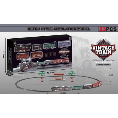 Armtoys ДЕТСКИ СРЕДЕН ВЛАК С 6 ВАГОНА 23 ЧАСТИ