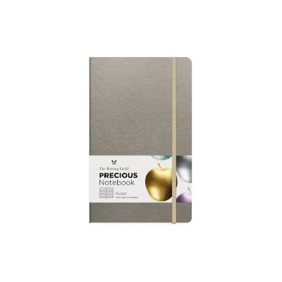 The Writing Fields Бележник с ластик Precious Silver 13х 21см