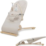 KinderKraft MIMI шезлонг ДЪРВЕНО/БЕЖОВ (KBMIMI00WOD0000)