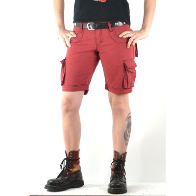 Punk kraťasy kapsáče vínové