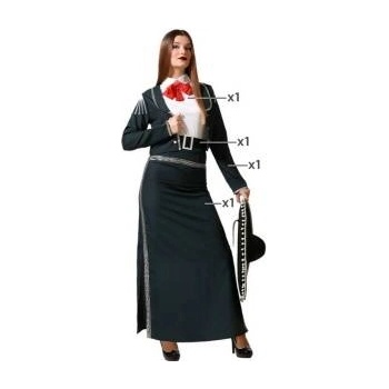 BigBuy Carnival Маскировъчен костюм за възрастни Дама Мариачи Размер xl