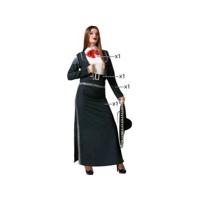 BigBuy Carnival Маскировъчен костюм за възрастни Дама Мариачи Размер xl