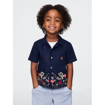 GAP Бебешка ленена риза Gap GAP | Sin | Момчешки | 74-80