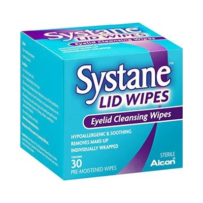 Alcon Почистващи кърпички за очи , стерилни , Alcon SYSTANE , 30 бр