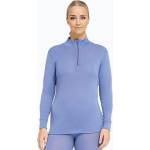 Dovre Дамски термоактивен суитшърт Dovre Wool Zip blue