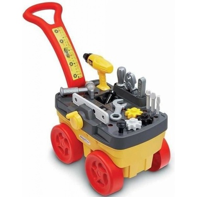 Écoiffier vozík na ťahanie dielňa Mecanics Trolley s pracovným náradím 19 dielov
