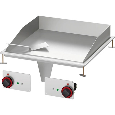 ΩGrilovací deska 56x55 drop-in elektrická chromovaná hladká 400 V | RM - FTLD-66ETS