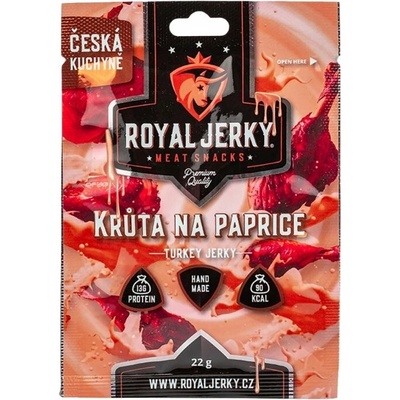 Royal Jerky Morčacie sušené mäso Morka na paprike 22 g