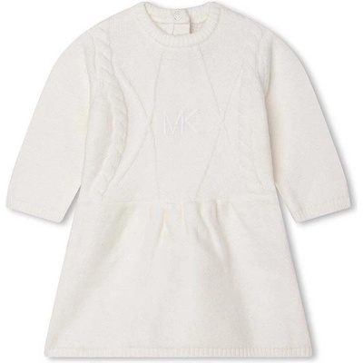 Michael Kors Детска рокля Michael Kors в бяло къса със стандартна кройка (R92113.60.81)