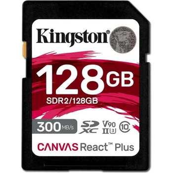 Image 1 of Kingston Canvas React SDXC 128GB UHS-II (KIN-SDR2-128GB)
