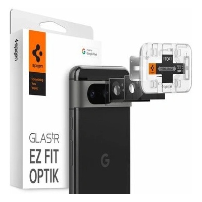 Spigen Glass tR EZ Fit Optik Black 2 Pack - Google Pixel 8 AGL06352