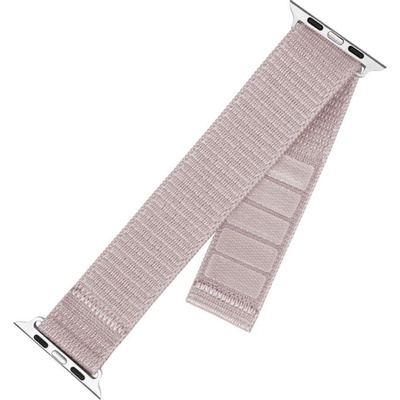 FIXED Nylon Sporty Strap na Apple Watch 38/40/41 mm ružovo-zlatý FIXNST2-436-ROGD